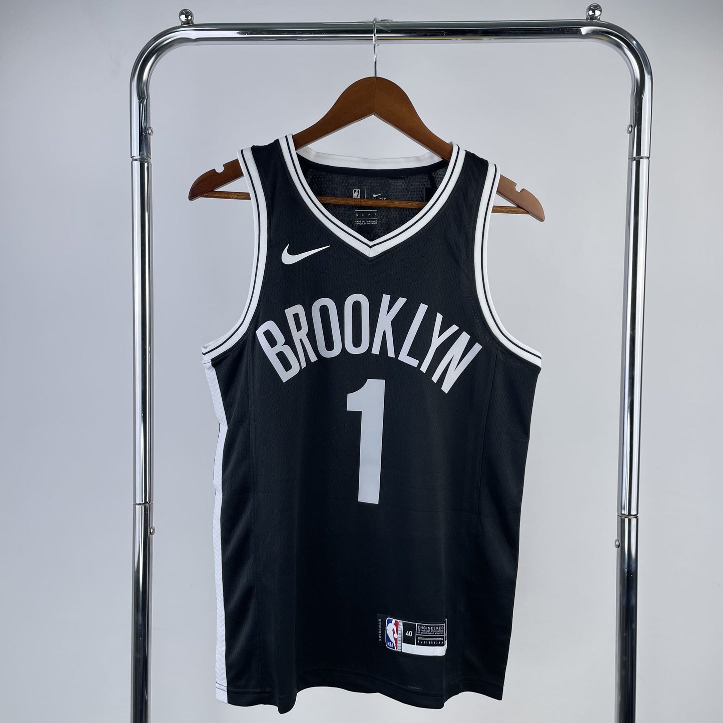 Regata Brooklyn Nets NBA 2023 Icon Edition Swingman Masculina (Sob encomenda)