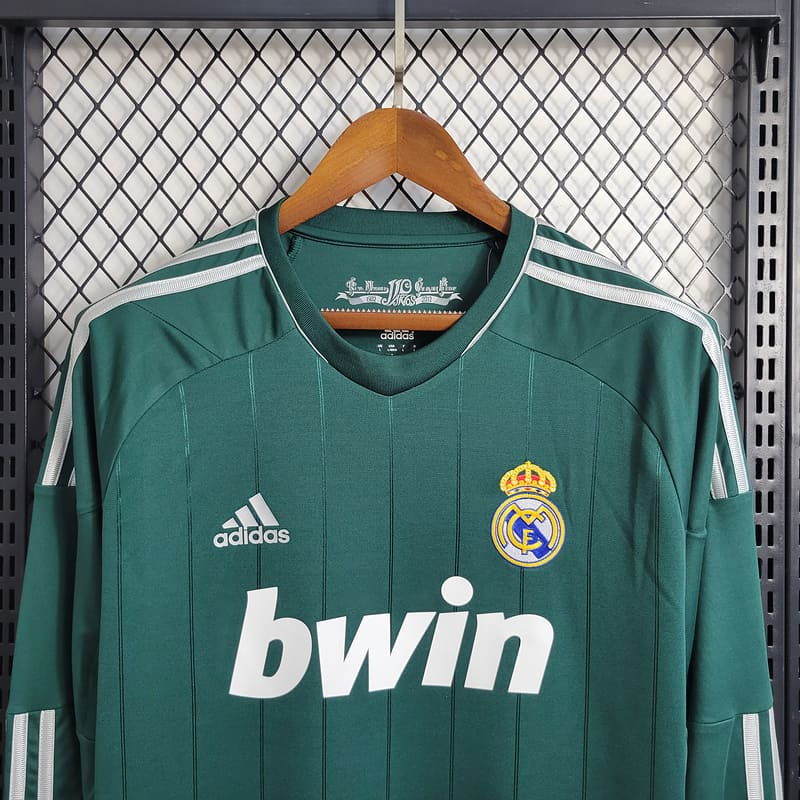 Camisa Real Madrid III 12/13 Retrô Manga Longa (Sob encomenda)