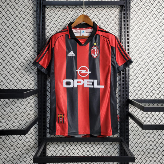 Camisa Milan I 98/99 Retrô (Sob encomenda)