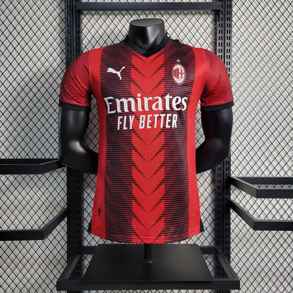 Camisa Milan I 23/24 Jogador (Sob encomenda)