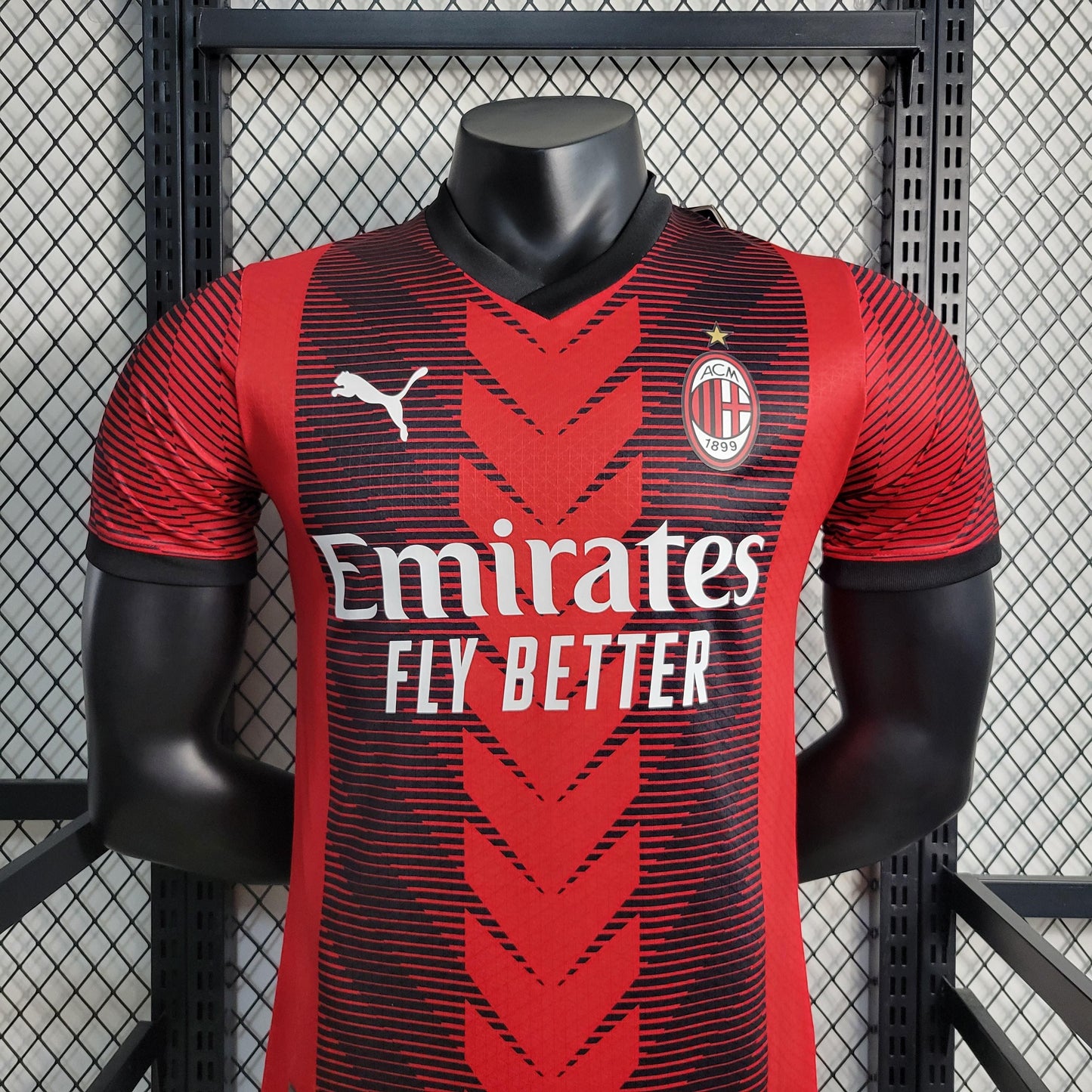 Camisa Milan I 23/24 Jogador (Sob encomenda)