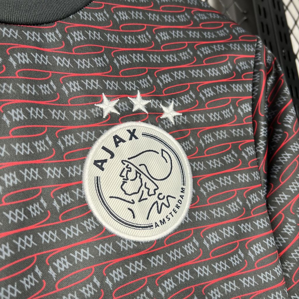 Camisa Ajax Pré-Jogo 24/25 Torcedor (Sob encomenda)