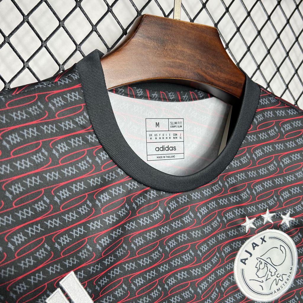 Camisa Ajax Pré-Jogo 24/25 Torcedor (Sob encomenda)