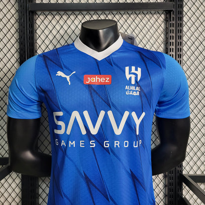 Camisa Al-Hilal I 23/24 Jogador (Sob encomenda)