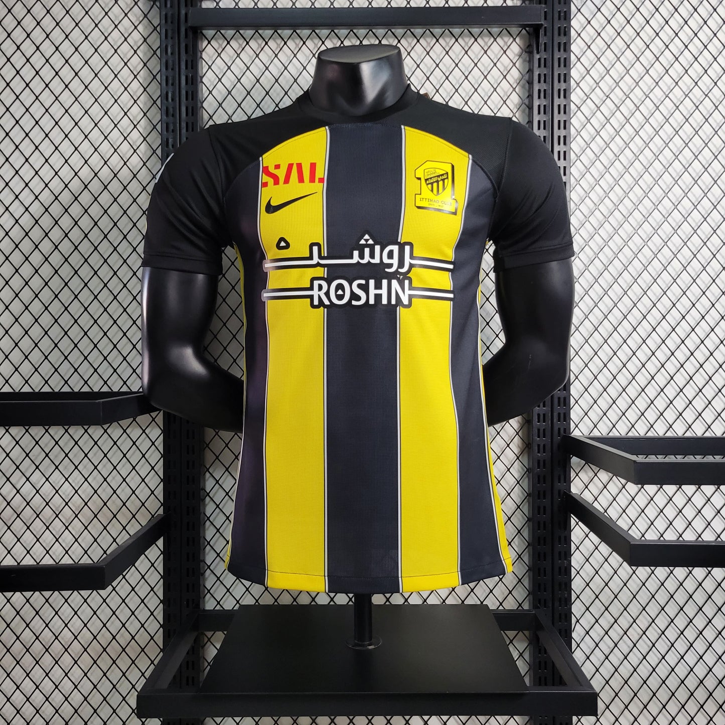 Camisa Al-Ittihad I 23/24 Jogador (Sob encomenda)