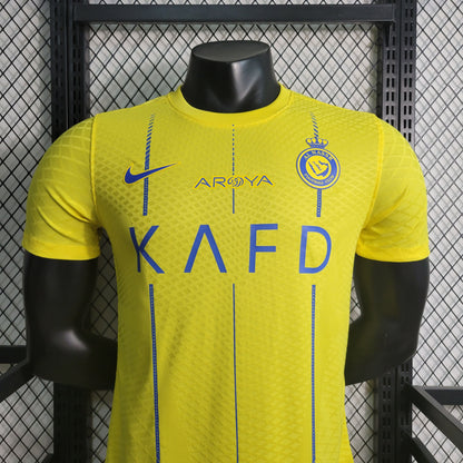 Camisa Al-Nassr I 23/24 Jogador (Sob encomenda)