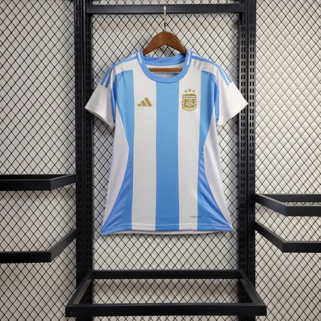 Camisa Argentina I 2024 Feminina (Sob encomenda)