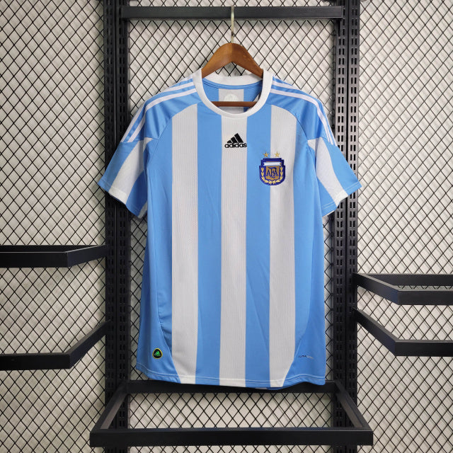 Camisa Argentina I 2010 Retrô (Sob encomenda)