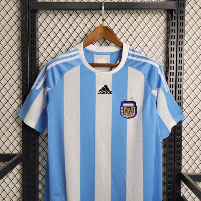 Camisa Argentina I 2010 Retrô (Sob encomenda)