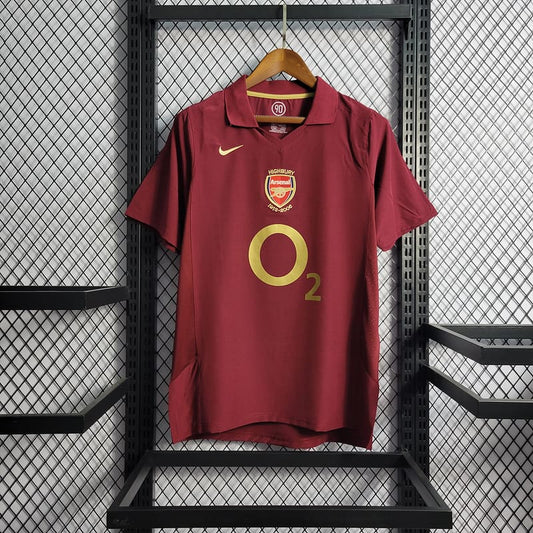 Camisa Arsenal I 05/06 Retrô (Sob encomenda)