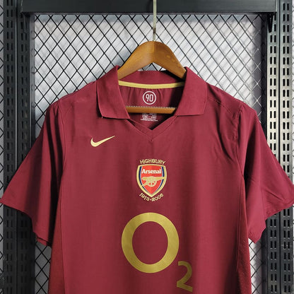 Camisa Arsenal I 05/06 Retrô (Sob encomenda)