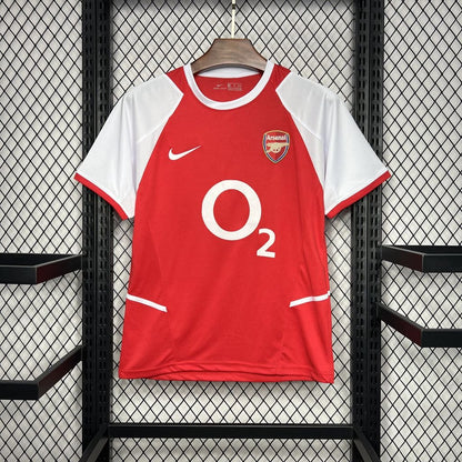 Camisa Arsenal I 02/04 Retrô (Sob encomenda)