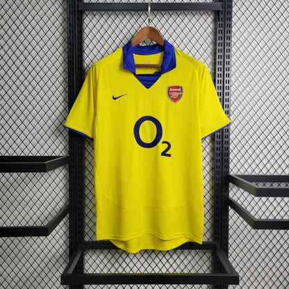 Camisa Arsenal II 03/04 Retrô (Sob encomenda)