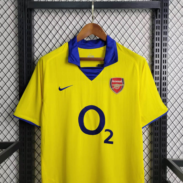 Camisa Arsenal II 03/04 Retrô (Sob encomenda)