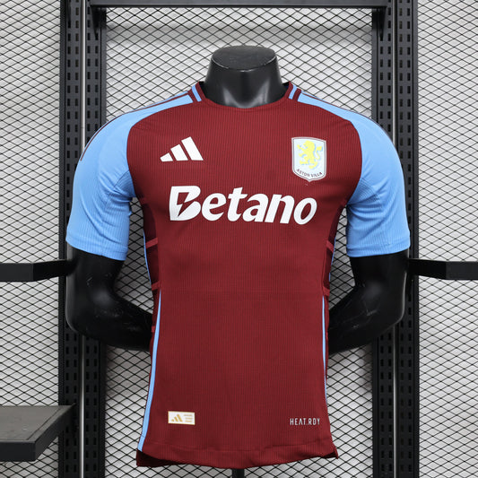 Camisa Aston Villa I 24/25 Jogador (Sob encomenda)