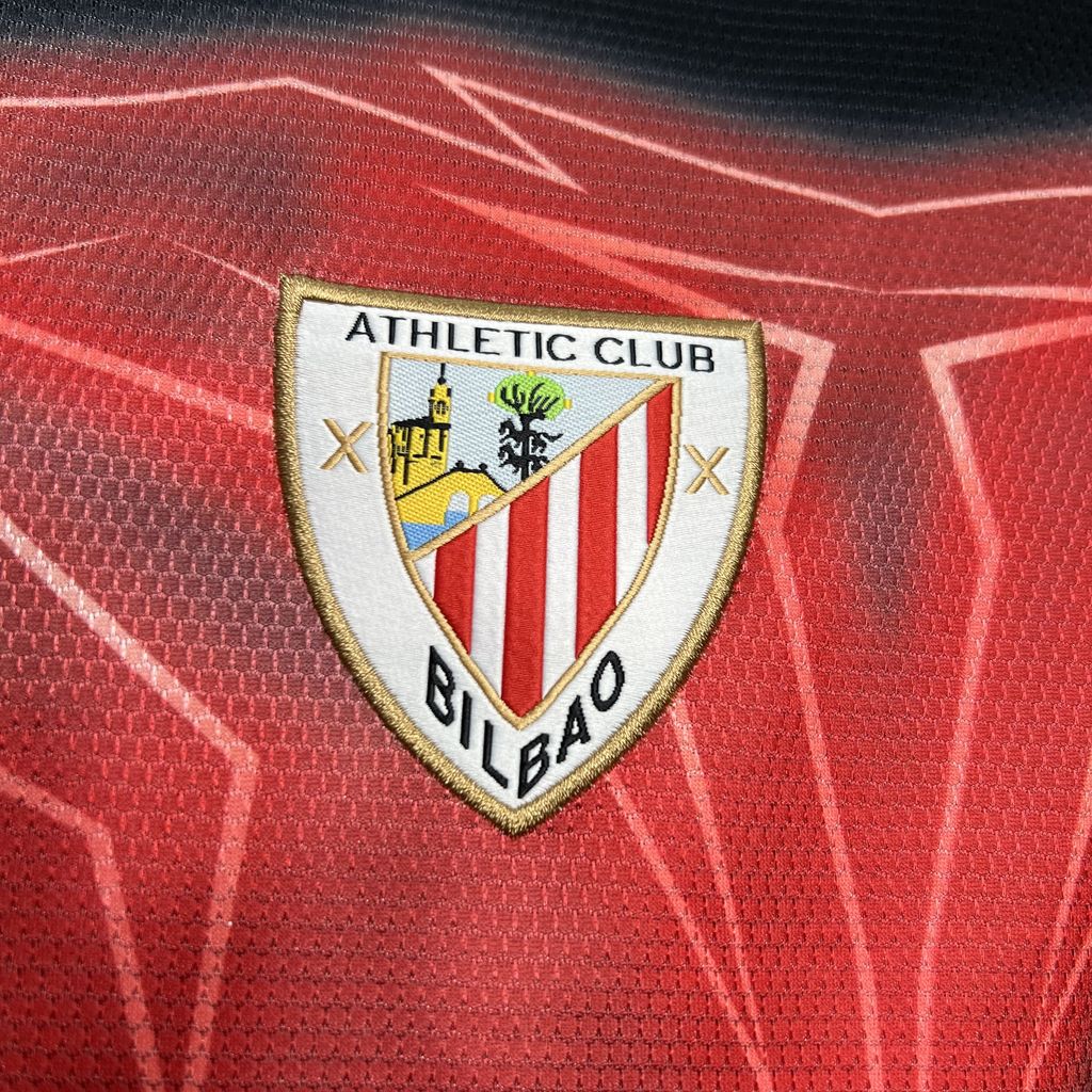 Camisa Athletic Bilbao Pré-Jogo 24/25 Torcedor (Sob encomenda)