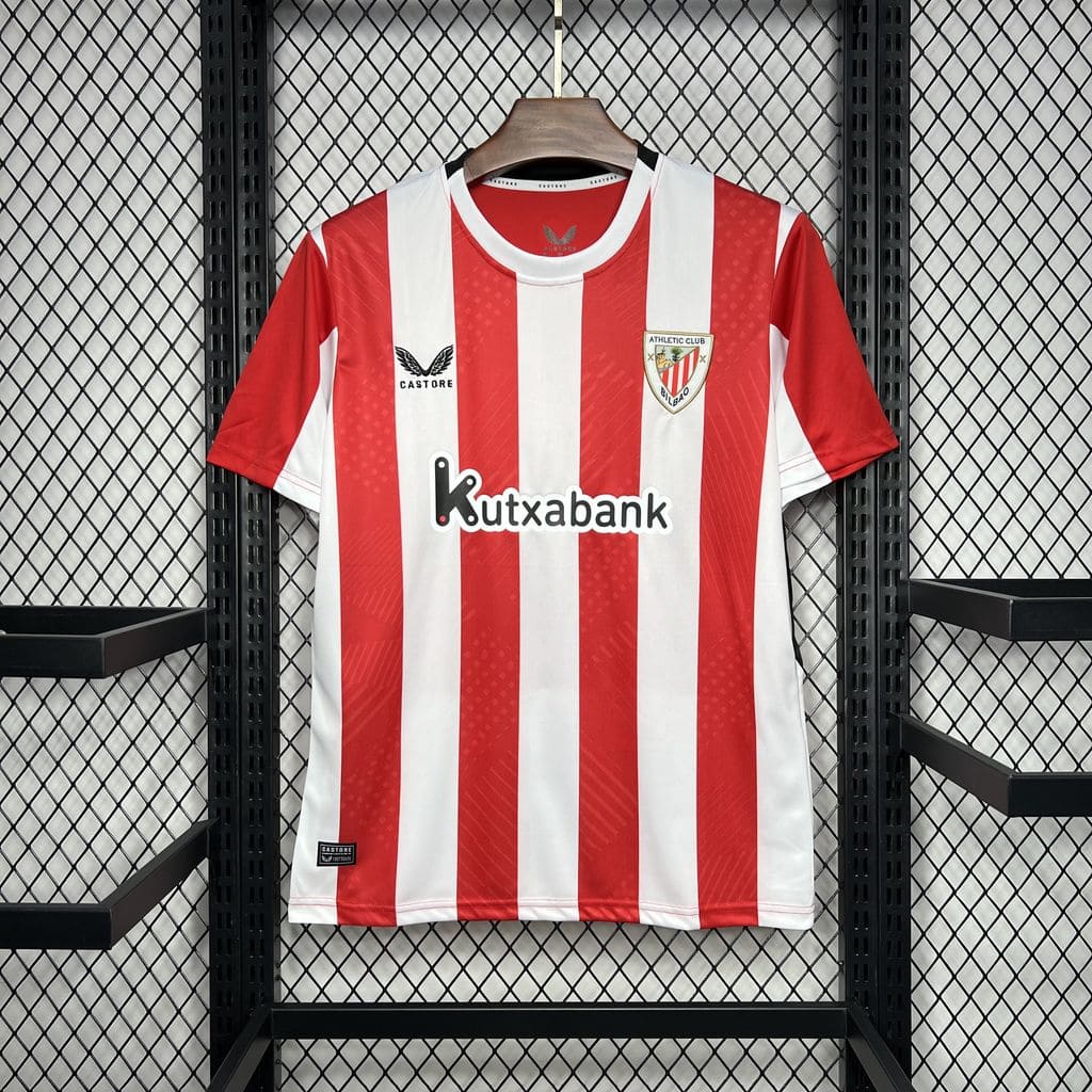 Camisa Athletic Bilbao I 24/25 Torcedor (Sob encomenda)