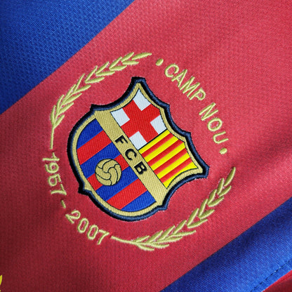 Camisa Barcelona I 07/08 Retrô (Sob encomenda)