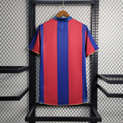 Camisa Barcelona I 07/08 Retrô (Sob encomenda)