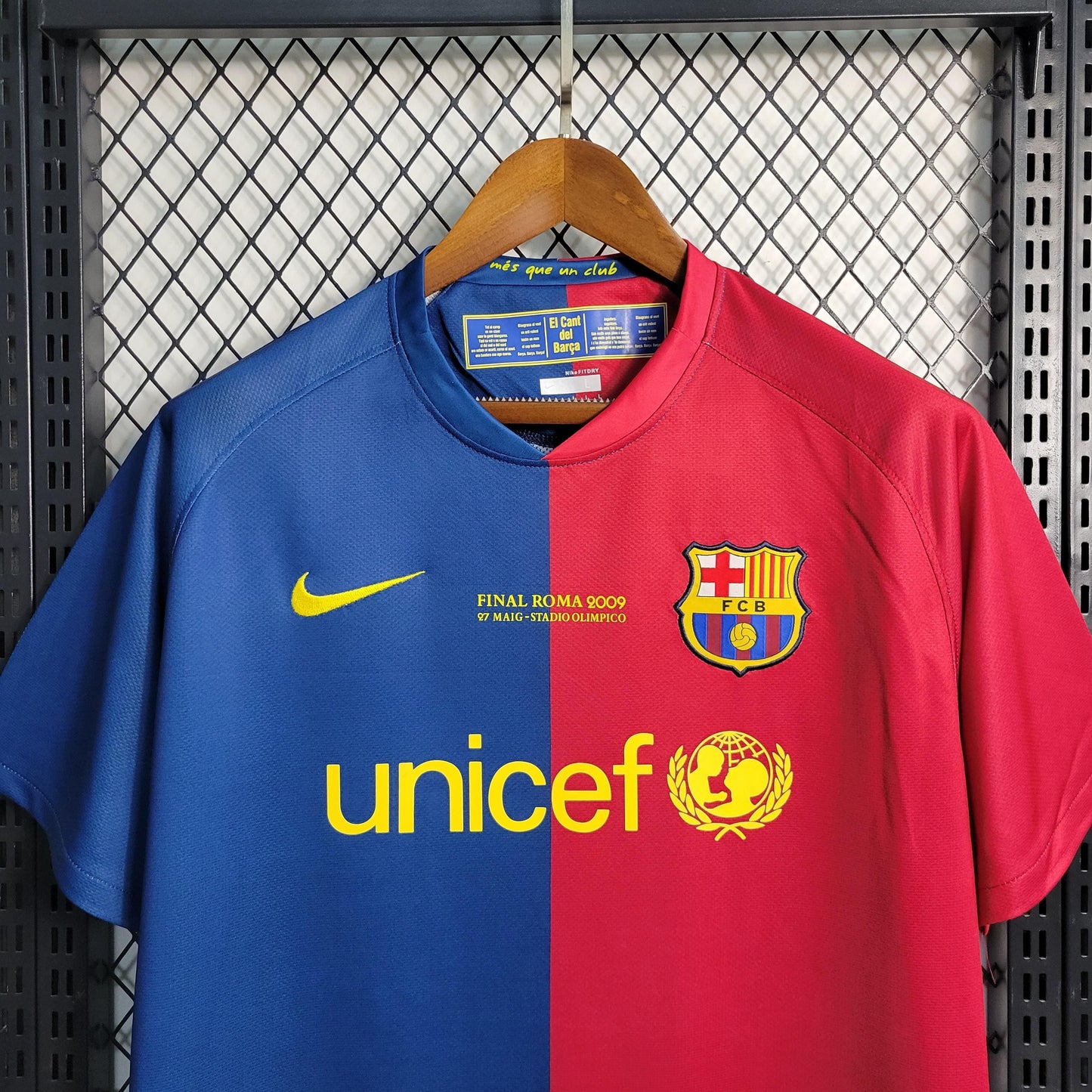 Camisa Barcelona I 08/09 Retrô (Sob encomenda)