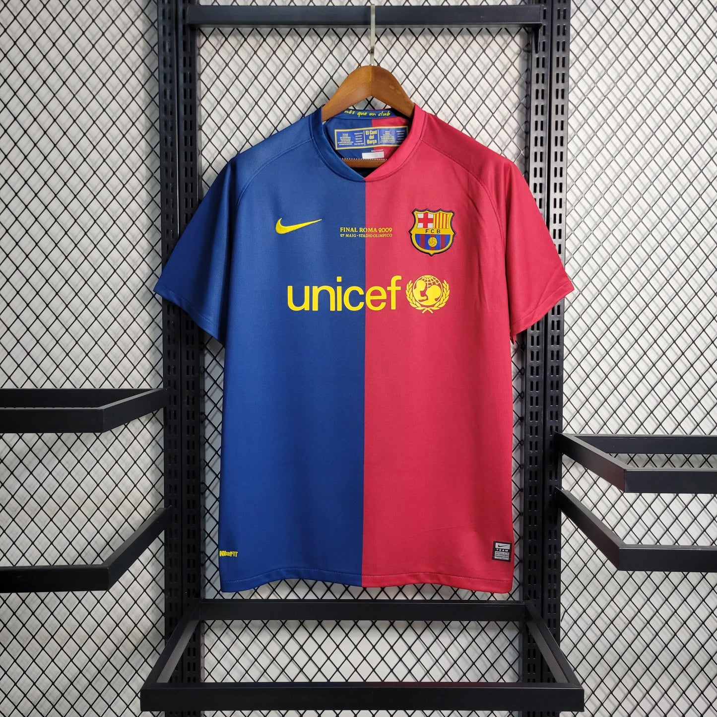 Camisa Barcelona I 08/09 Retrô (Sob encomenda)