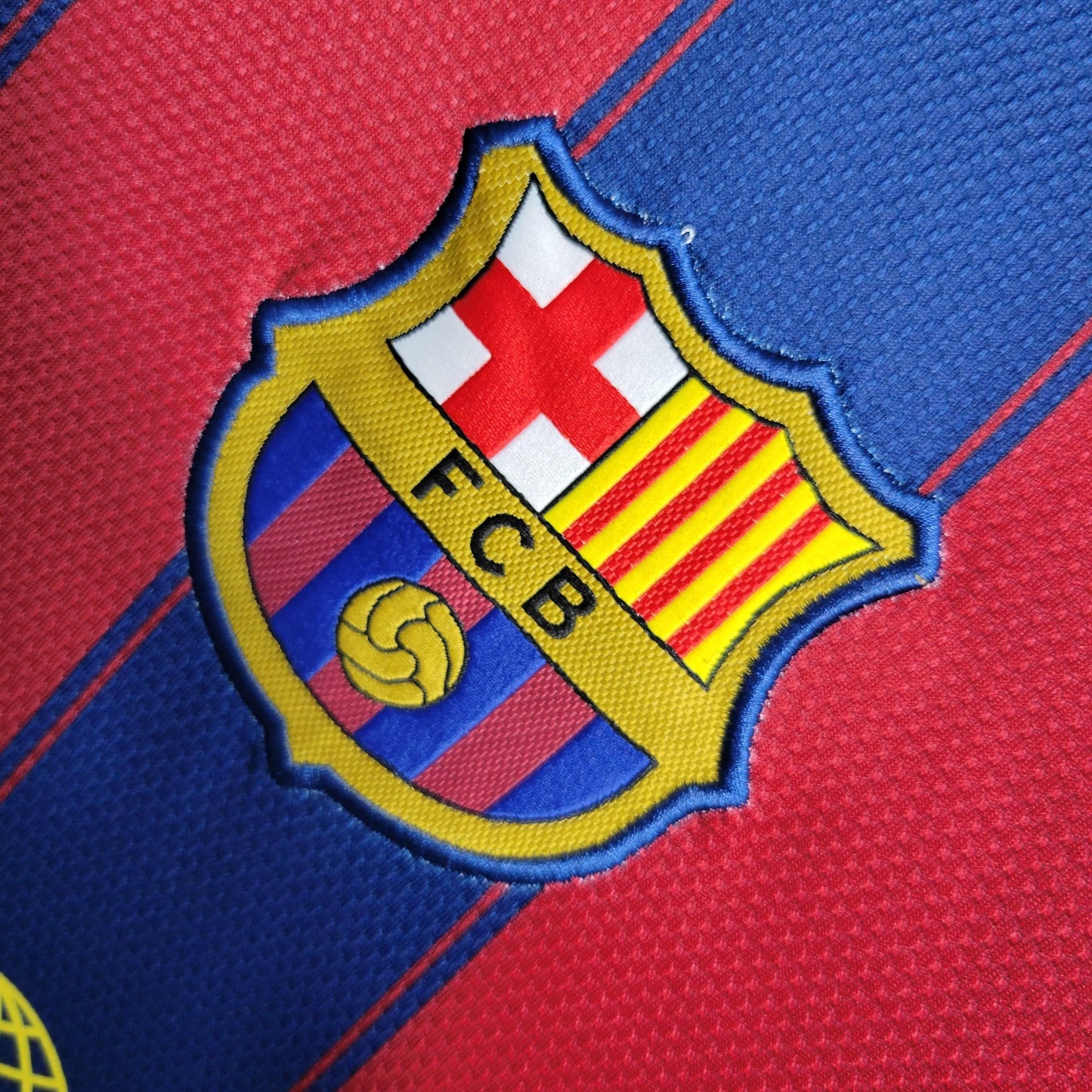 Camisa Barcelona I 09/10 Retrô (Sob encomenda)