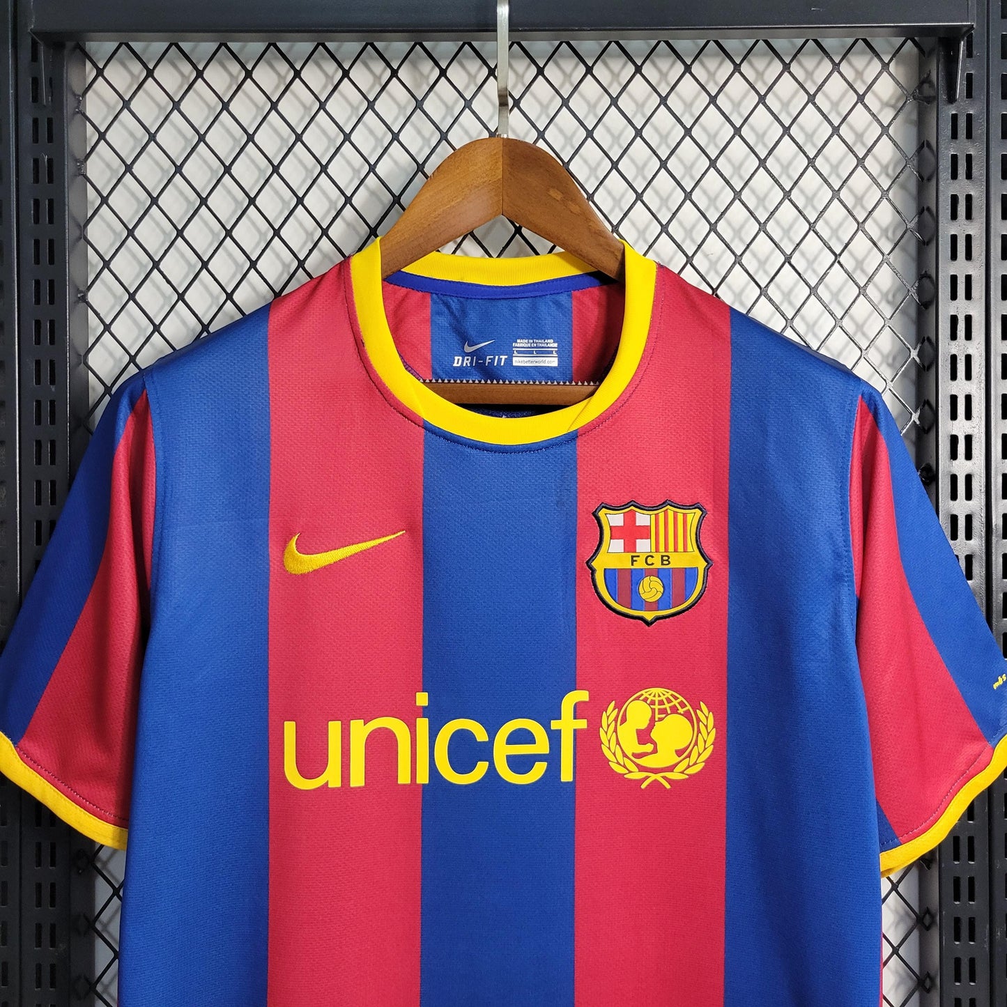 Camisa Barcelona I 10/11 Retrô (Sob encomenda)