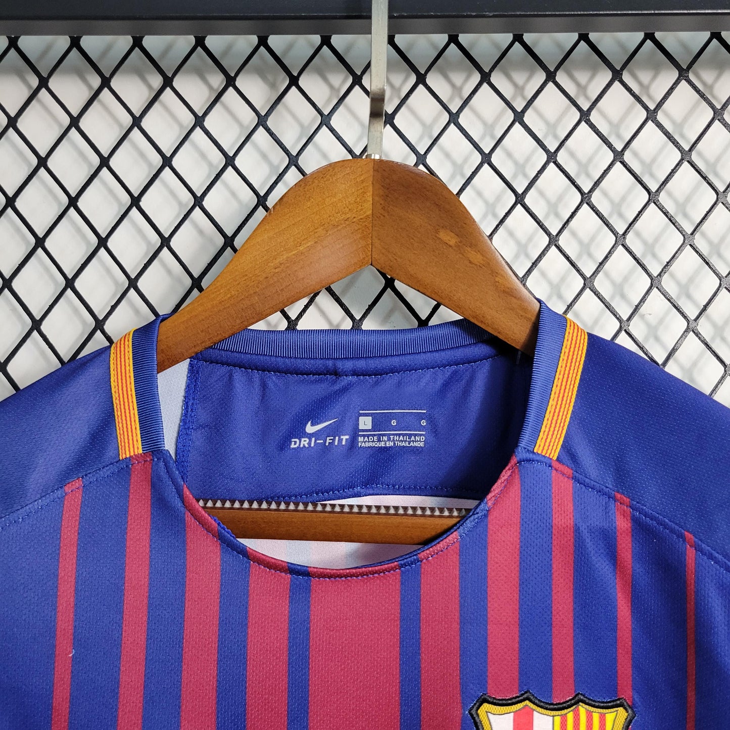 Camisa Barcelona I 17/18 Retrô (Sob encomenda)