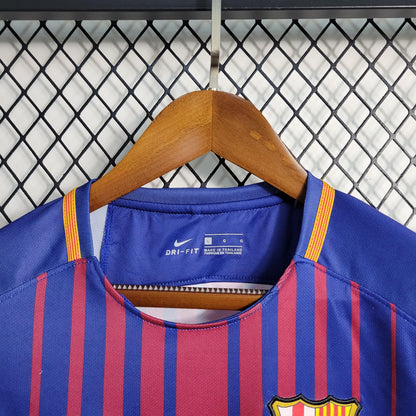 Camisa Barcelona I 17/18 Retrô (Sob encomenda)