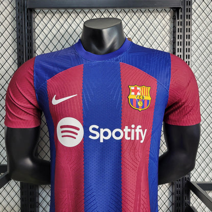 Camisa Barcelona I 23/24 Jogador (Sob encomenda)