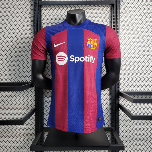 Camisa Barcelona I 23/24 Jogador (Sob encomenda)