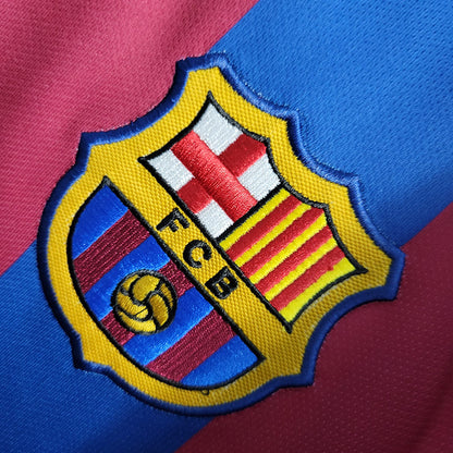 Camisa Barcelona I 05/06 Retrô (Sob encomenda)