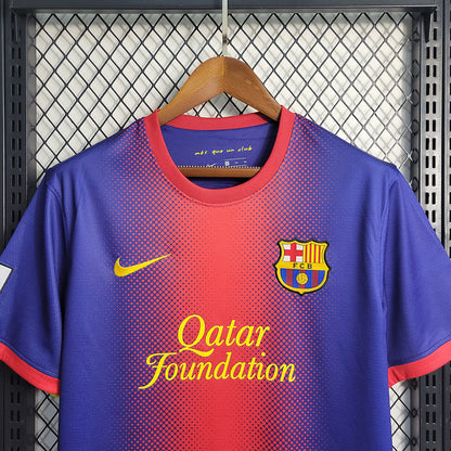 Camisa Barcelona I 12/13 Retrô (Sob encomenda)