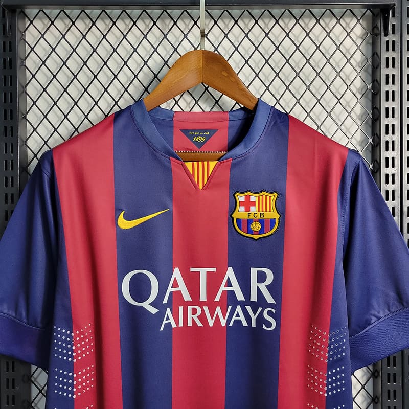 Camisa Barcelona I 14/15 Retrô (Sob encomenda)