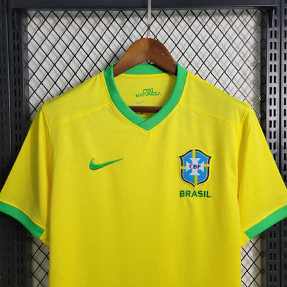 Camisa Brasil I "Mãe Natureza" 2023 Torcedor (Sob encomenda)