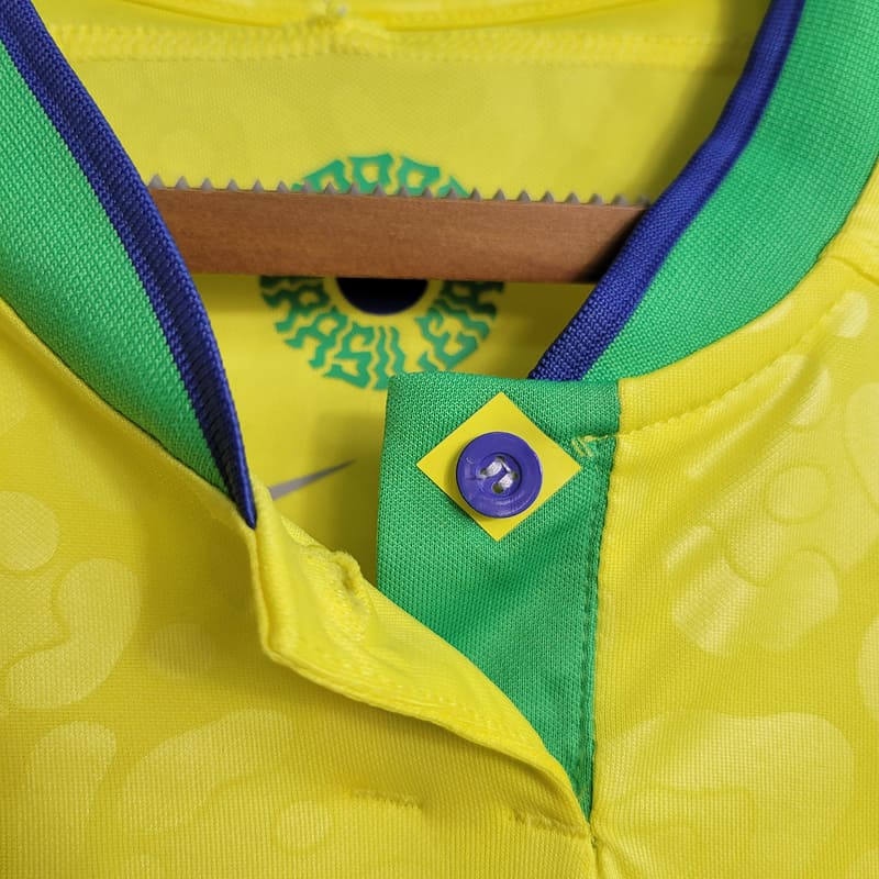 Camisa Brasil I 2022 Feminina (Sob encomenda)