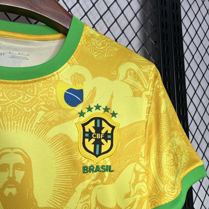 Camisa Brasil 'Especial Cristo Redentor' 2024 Torcedor (Sob encomenda)