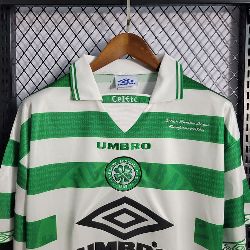 Camisa Celtic I 1998 Retrô (Sob encomenda)