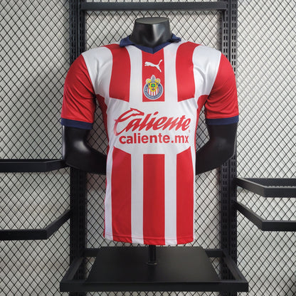 Camisa Chivas Guadalajara I 23/24 Jogador (Sob encomenda)