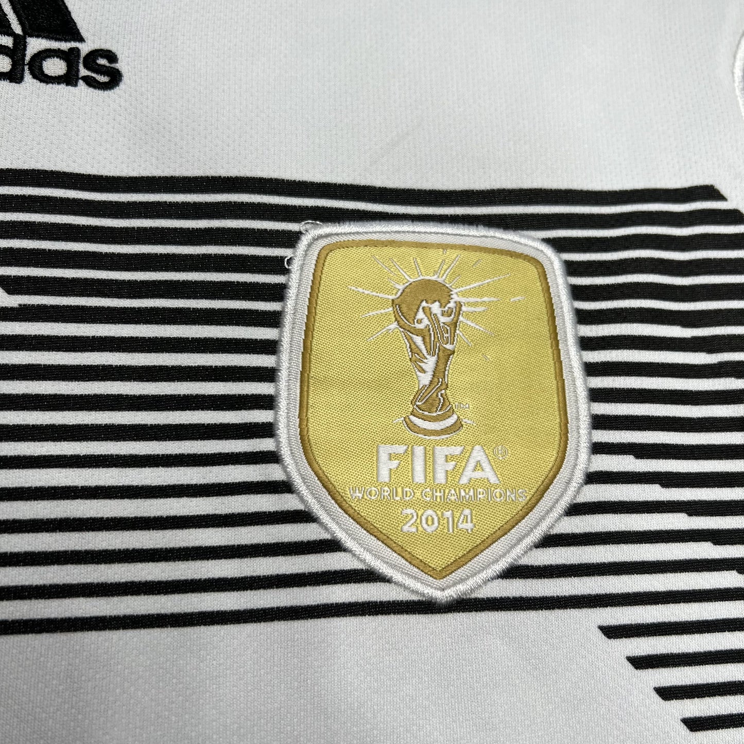 Camisa Alemanha I 2018 Retrô com Patch (Sob encomenda)