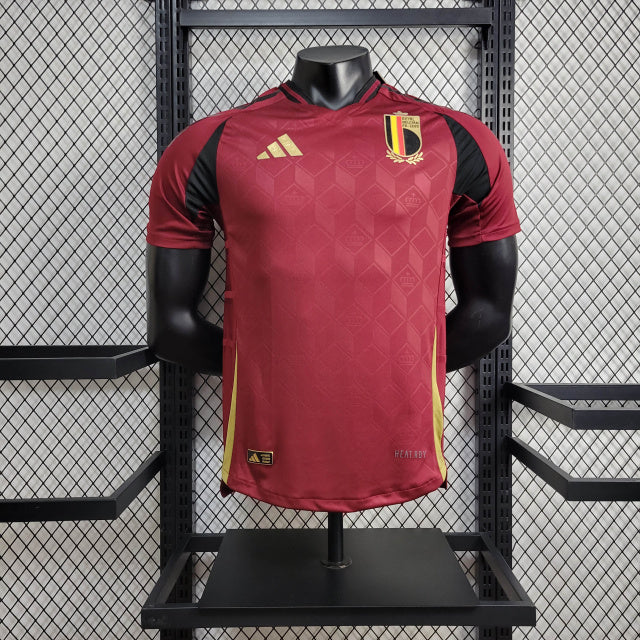 Camisa Bélgica I 2024 Jogador (Sob encomenda)