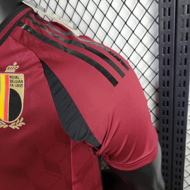 Camisa Bélgica I 2024 Jogador (Sob encomenda)