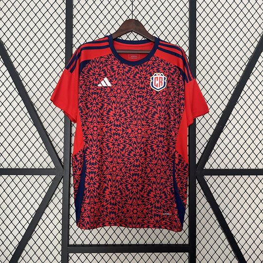 Camisa Costa Rica I 2024 Torcedor (Sob encomenda)