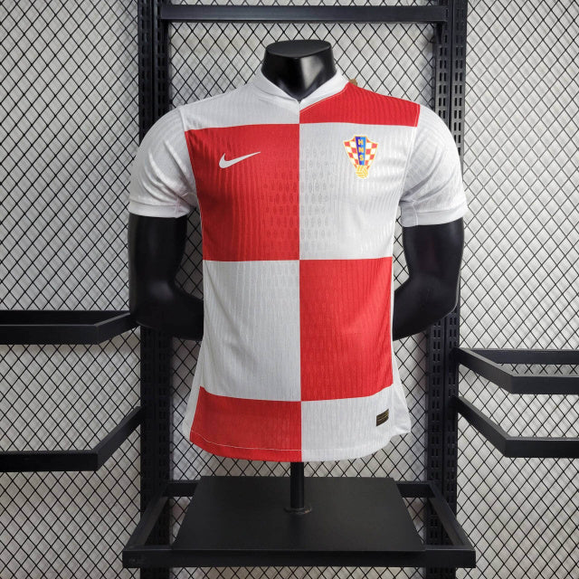 Camisa Cróacia I 2024 Jogador (Sob encomenda)