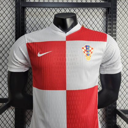 Camisa Cróacia I 2024 Jogador (Sob encomenda)