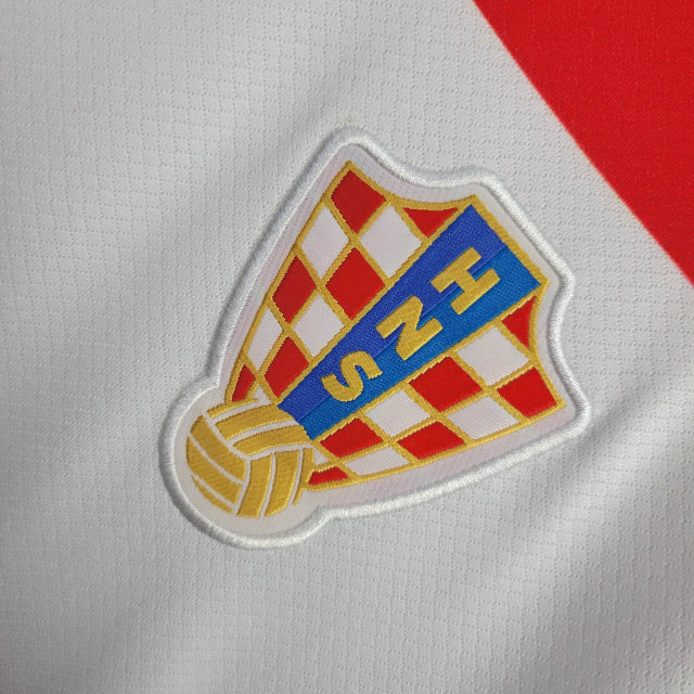 Camisa Croácia I 2024 Torcedor (Sob encomenda)