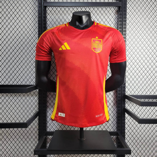 Camisa Espanha I 2024 Jogador (Sob encomenda)