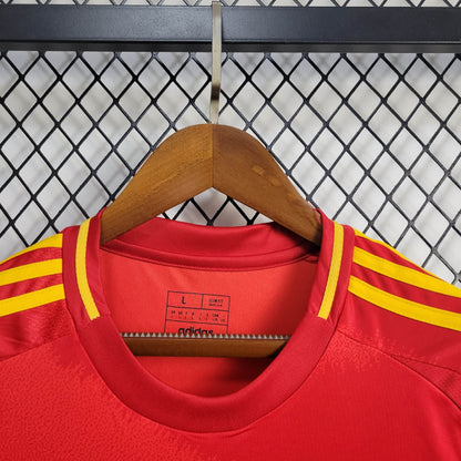 Camisa Espanha I 2024 Torcedor (Sob encomenda)