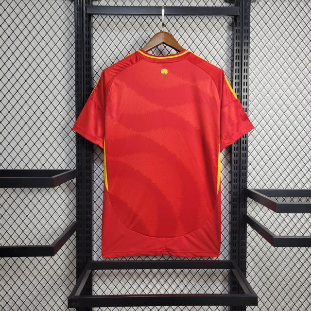 Camisa Espanha I 2024 Torcedor (Sob encomenda)