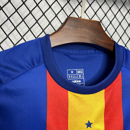 Camisa Espanha Pré-Jogo 2024 Torcedor (Sob encomenda)